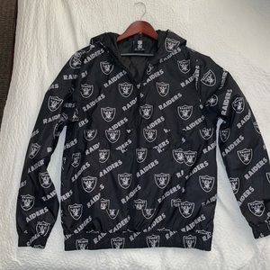 Las Vegas Raiders windbreaker jacket